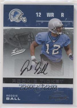 2007 Playoff Contenders - [Base] #211 - Reggie Ball [EX to NM]