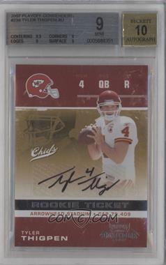 2007 Playoff Contenders - [Base] #236 - Tyler Thigpen [BGS 9 MINT]