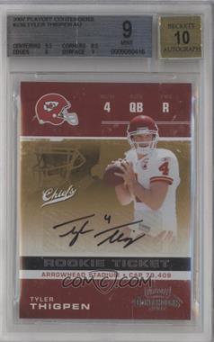 2007 Playoff Contenders - [Base] #236 - Tyler Thigpen [BGS 9 MINT]