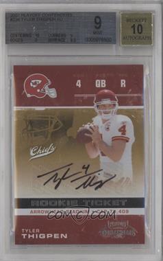 2007 Playoff Contenders - [Base] #236 - Tyler Thigpen [BGS 9 MINT]