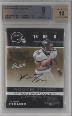 2007 Playoff Contenders - [Base] #238 - Yamon Figurs [BGS 9 MINT]