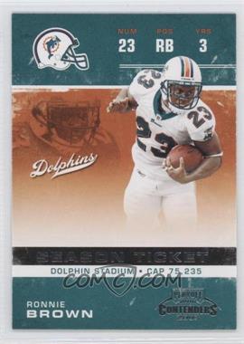 2007 Playoff Contenders - [Base] #54 - Ronnie Brown
