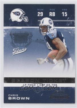 2007 Playoff Contenders - [Base] #96 - Chris Brown