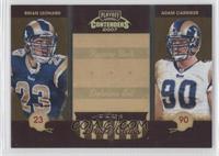 Brian Leonard, Adam Carriker #/250