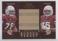 Alan Branch, Levi Brown #/1,000