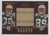 Brandon Jackson, James Jones #/1,000