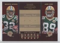 Brandon Jackson, James Jones #/1,000