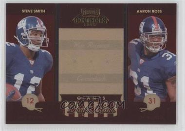 2007 Playoff Contenders - Draft Class #DC-19 - Steve Smith, Aaron Ross /1000