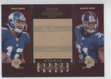 2007 Playoff Contenders - Draft Class #DC-19 - Steve Smith, Aaron Ross /1000