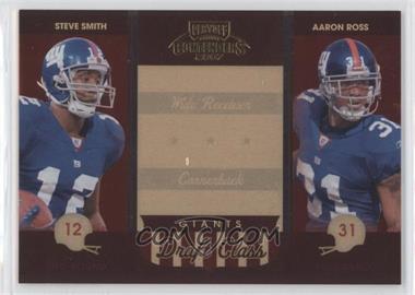 2007 Playoff Contenders - Draft Class #DC-19 - Steve Smith, Aaron Ross /1000