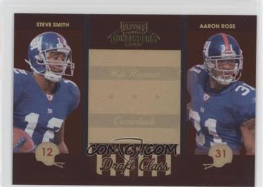 2007 Playoff Contenders - Draft Class #DC-19 - Steve Smith, Aaron Ross /1000