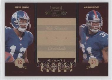 2007 Playoff Contenders - Draft Class #DC-19 - Steve Smith, Aaron Ross /1000