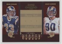 Brian Leonard, Adam Carriker #/1,000