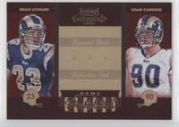 Brian Leonard, Adam Carriker #/1,000