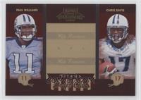 Paul Williams, Chris Davis #/1,000