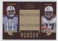 Paul Williams, Chris Davis #/1,000