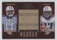 Paul Williams, Chris Davis #/1,000