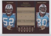 Jon Beason, Dwayne Jarrett #/1,000