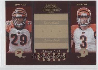 2007 Playoff Contenders - Draft Class #DC-8 - Leon Hall, Jeff Rowe /1000