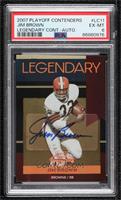 Jim Brown [PSA 6 EX‑MT] #/25