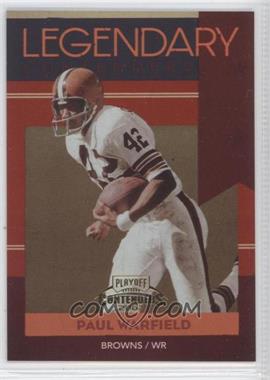 2007 Playoff Contenders - Legendary Contenders #LC-14 - Paul Warfield /1000