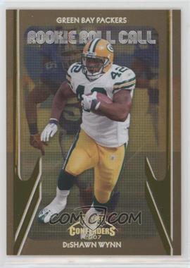 2007 Playoff Contenders - Rookie Roll Call - Gold #RRC-28 - DeShawn Wynn /250