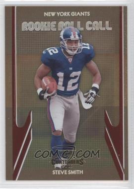 2007 Playoff Contenders - Rookie Roll Call #RRC-14 - Steve Smith /1000