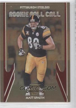 2007 Playoff Contenders - Rookie Roll Call #RRC-22 - Matt Spaeth /1000