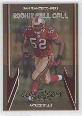 2007 Playoff Contenders - Rookie Roll Call #RRC-5 - Patrick Willis /1000