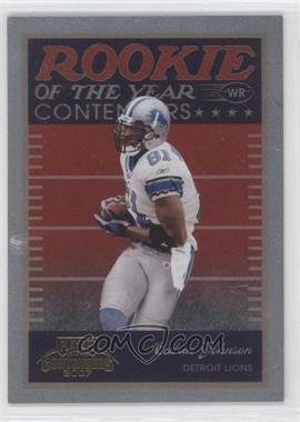 2007 Playoff Contenders - Rookie of the Year Contenders #ROY-8 - Calvin Johnson /1000