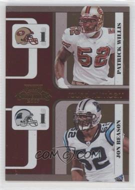 2007 Playoff Contenders - Round Numbers #RN-11 - Patrick Willis, Jon Beason /1000