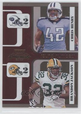 2007 Playoff Contenders - Round Numbers #RN-15 - Chris Henry, Brandon Jackson /1000
