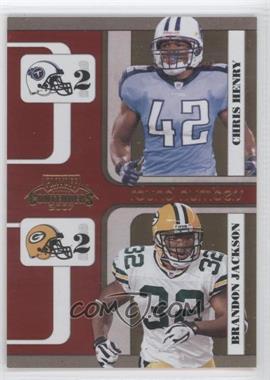 2007 Playoff Contenders - Round Numbers #RN-15 - Chris Henry, Brandon Jackson /1000