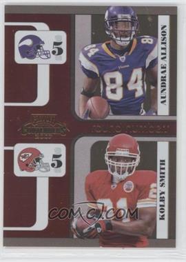 2007 Playoff Contenders - Round Numbers #RN-29 - Aundrae Allison, Kolby Smith /1000