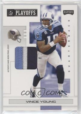 2007 Playoff NFL Playoffs - [Base] - Black Materials Prime #97 - Vince Young /5