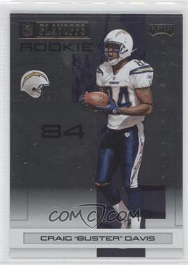 2007 Playoff NFL Playoffs - [Base] - Black Metalized #158 - Craig "Buster" Davis /49