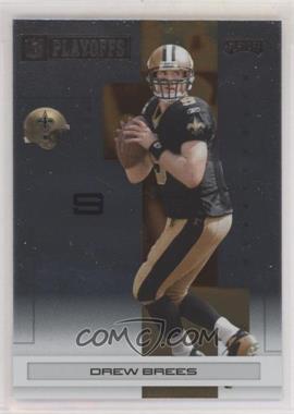 2007 Playoff NFL Playoffs - [Base] - Black Metalized #60 - Drew Brees /49