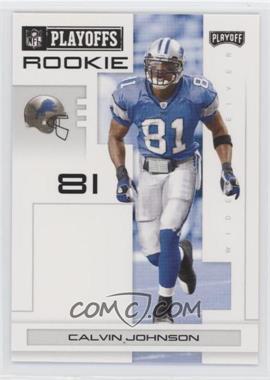 2007 Playoff NFL Playoffs - [Base] - Black #107 - Calvin Johnson /199