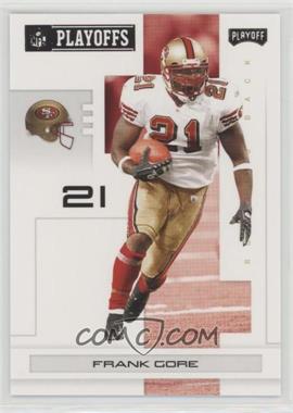 2007 Playoff NFL Playoffs - [Base] - Black #86 - Frank Gore /199