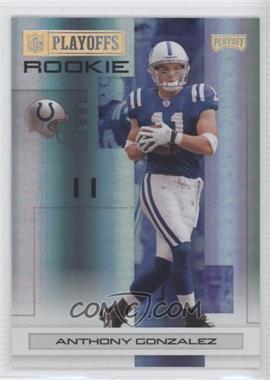 2007 Playoff NFL Playoffs - [Base] - Gold Holofoil #102 - Anthony Gonzalez /25