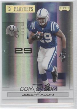 2007 Playoff NFL Playoffs - [Base] - Gold Holofoil #43 - Joseph Addai /25