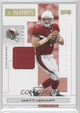 2007 Playoff NFL Playoffs - [Base] - Gold Materials #4 - Matt Leinart /25