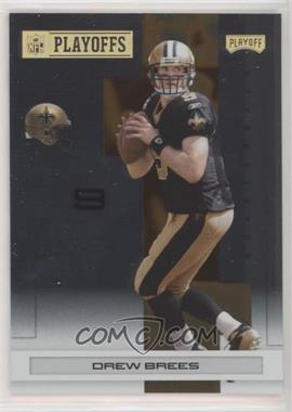 2007 Playoff NFL Playoffs - [Base] - Gold Metalized #60 - Drew Brees /149