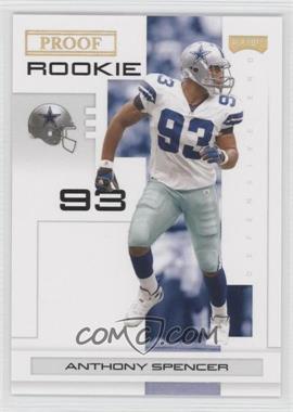 2007 Playoff NFL Playoffs - [Base] - Gold Proof #156 - Anthony Spencer /10