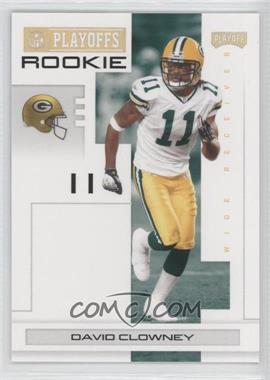 2007 Playoff NFL Playoffs - [Base] - Gold #154 - David Clowney /299