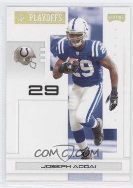 2007 Playoff NFL Playoffs - [Base] - Gold #43 - Joseph Addai /299