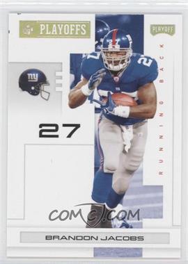 2007 Playoff NFL Playoffs - [Base] - Gold #65 - Brandon Jacobs /299