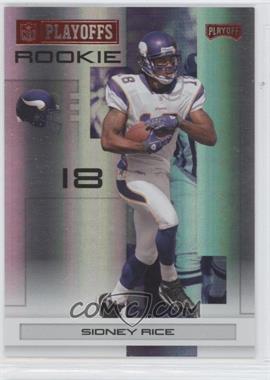 2007 Playoff NFL Playoffs - [Base] - Red Holofoil #128 - Sidney Rice /125