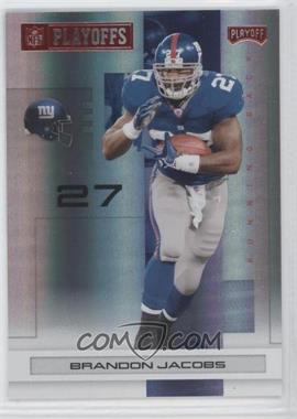 2007 Playoff NFL Playoffs - [Base] - Red Holofoil #65 - Brandon Jacobs /125