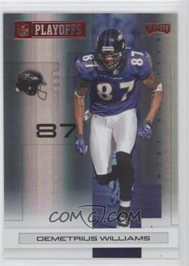 2007 Playoff NFL Playoffs - [Base] - Red Holofoil #9 - Demetrius Williams /125